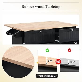 Hilanders Wood Kitchen Table ダークブラウン brown-grey-tileon-kitchen-